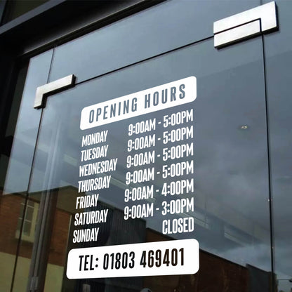 Business Opening Hours - TYPE 8