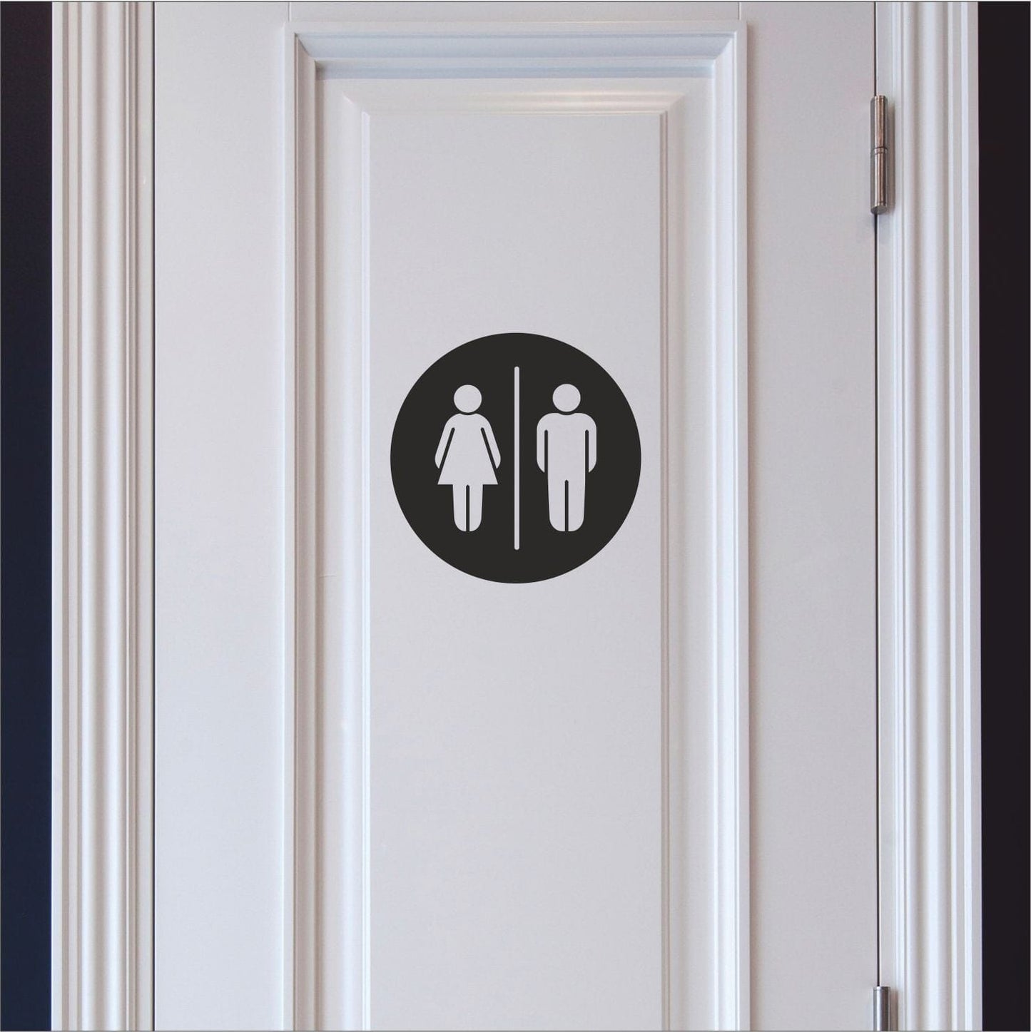 Men & Women Toilet Round Decal Type 1